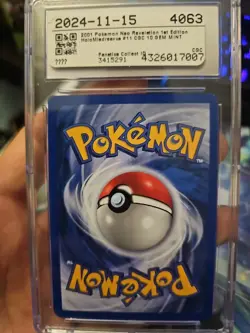 2001 Pokemon Neo Revelation Misdreavus Unlimited Holo Rare 11/64 CGC Gem Mint 10 - Image 2