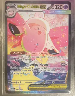 Mega Clefable Ex 119/88 Special Illustration Rare SIR Pokemon Perfect Order NM - Image 1