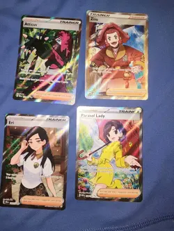 Pokemon Full Art Trainer Lot Of 4 - Image 1
