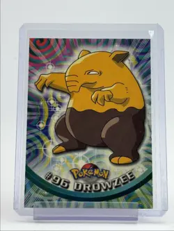 DROWZEE 1999 TOPPS POKEMON TV ANIMATION SERIES 2 BLUE LOGO C 96 Q0899 - Image 1