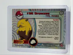 DROWZEE 1999 TOPPS POKEMON TV ANIMATION SERIES 2 BLUE LOGO C 96 Q0899 - Image 2