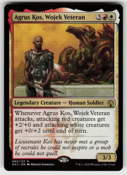 Agrus Kos, Wojek Veteran R Guilds of Ravnica: Guild Kits 83 MTG - Image 1