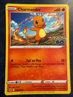Charmander 008/078 Pokemon GO Regular - Image 1