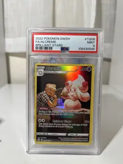 PSA 9 Pokemon TCG Alcremie TG08/TG30 Sw&Sh Brilliant Stars Trainer Gallery Holo - Image 1