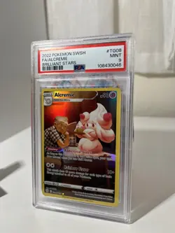 PSA 9 Pokemon TCG Alcremie TG08/TG30 Sw&Sh Brilliant Stars Trainer Gallery Holo - Image 3