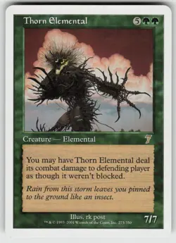 Thorn Elemental R 7th Edition 273 MTG - Image 1
