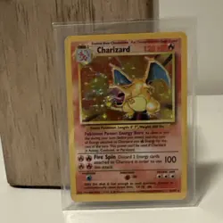 Charizard 4/102 Base Set Holo Rare 120 HP Pokemon Card Wizards 1999 English - Image 1