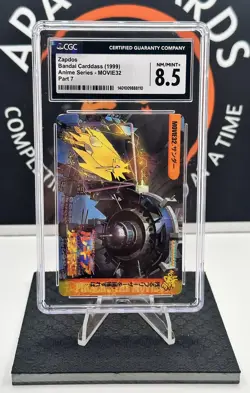 1999 Bandai Carddass Pokemon Anime Collection Vending Movie Zapdos #MOVIE32 - Image 1