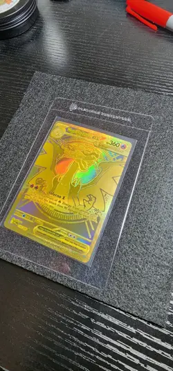 Mega Charizard X ex Gold 130/094 – Phantasmal Flames Pokemon TCG | Ultra Rare 13 - Image 1