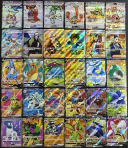 Lot 30 All SR Full Art Holo Pokemon TCG Chinese Charizard Venusaur Lucario NE40 - Image 1