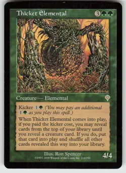 Thicket Elemental R Invasion 214 MTG - Image 1