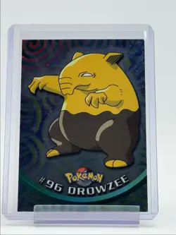 DROWZEE 1999 TOPPS POKEMON TV ANIMATION SERIES 1 FOIL BLUE LOGO 96 Q0899 - Image 1