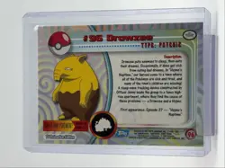 DROWZEE 1999 TOPPS POKEMON TV ANIMATION SERIES 1 FOIL BLUE LOGO 96 Q0899 - Image 2