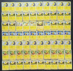 70*Lot Pokemon TCG S-Chinese with 9 different Pikachu #4 JD90 - Image 1
