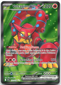 Volcanion ex 171/159 Ultra Rare Journey Together Pokemon Moderately Played - Image 1