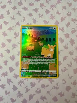 Ditto GG22/GG70 Crown Zenith Galarian Gallery Holo NM Pokemon Card - Image 1