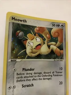 Meowth 013 Holo Rare Nintendo Black Star Promo Pokemon Card - Image 2