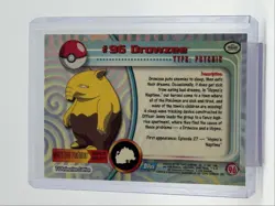 DROWZEE 1999 TOPPS POKEMON TV ANIMATION SERIES 2 BLUE LOGO B 96 Q0899 - Image 2