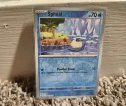 Spheal 043/191 Surging Sparks Pokemon TCG Reverse Holo Mint - Image 1
