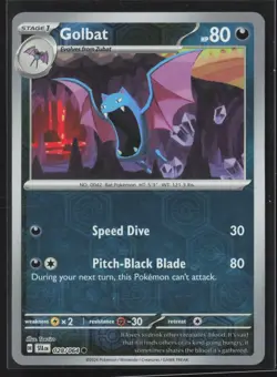Pokemon TCG Golbat 028/064 Shrouded Fable - Reverse Holo NM - Image 1