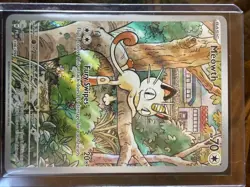 Meowth Holo Illustration Rare 70 HP Me02: Phantasmal Flames Pokemon Card 106/094 - Image 1