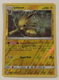 Pokemon Jolteon 70/236 Reverse Holo Tcg Card Sun & Moon - NM - Image 1