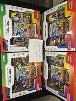 (LOT OF 4) Pokemon TCG First Partner Illustration Collection Series 1 - Image 1