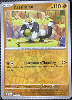 Passimian 111/191 Sv08: Surging Sparks Reverse Holo - Pokemon Card - Image 1