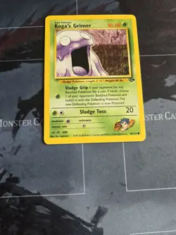 Koga's Grimer 78/132 Gym Challenge Regular Pokemon Card Vintage LP - Image 4