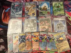 Pokemon TCG Card Lot Of 16 Illustrations Rares, Full Arts, and More - Image 1