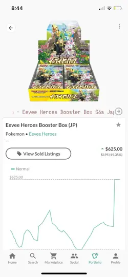 Pokemon Japanese evolving skies Eevee heroes booster box sealed - Image 1