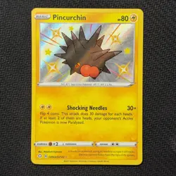 Pincurchin SV043/SV122 Shining Fates Pokemon English Near Mint - Image 1