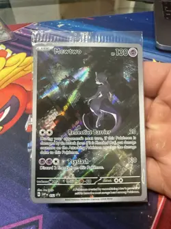 *ACTUALLY SEALED* Mewtwo SVP052 Pokemon Scarlet & Violet Promo Holo Rare Card NM - Image 1