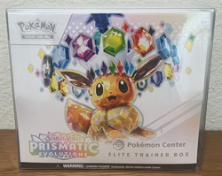 Prismatic Evolutions Pokemon Center Exclusive Elite Trainer Box ETB Case Include - Image 1