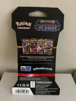 Pokemon Mega Evolution Phantasmal Flames Booster Packs Cover is Correct - Image 2