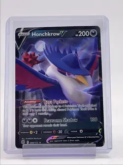 HONCHKROW V 2022 POKEMON SWSH BRILLIANT STARS ULTRA RARE 088/172 Q6011 - Image 1