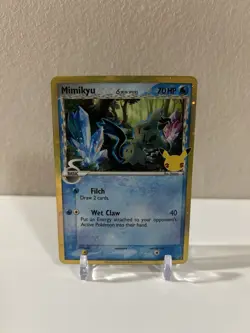 Pokemon SWSH: Sword & Shield Promo Mimikyu Delta Species SWSH136 Celebrations NM - Image 1