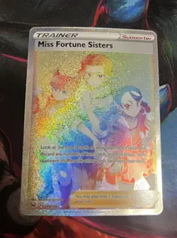 Pokemon Miss Fortune Sisters Trainer 209/196 Lost Origin Secret Rare Holo Engli… - Image 1