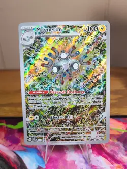 Magneton Pokemon SVP 159 Full Art Illustration Rare Black Star Promo NM - Image 1