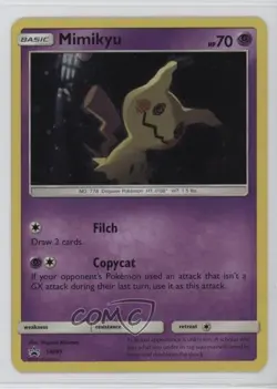 Mimikyu Pokemon Sun & Moon Black Star Promo #SM99 - Image 1