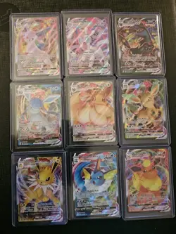Eeveelution Vmax 9 Card Complete Set Pokemon Evolving Skies NM Umbreon Eevee - Image 1