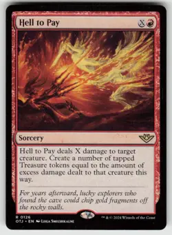 Hell to Pay R Outlaws of Thunder Junction 126 MTG - Image 1