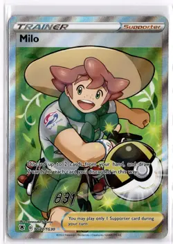 Pokemon TCG Milo TG27/TG30 Sword & Shield - Astral Radiance Holo Ultra Rare - Image 1