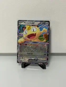 Pokemon Meowth ex 062/088 Me03: Perfect Order Holo TCG Double Rare - Image 1
