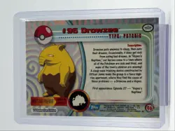 DROWZEE 1999 TOPPS POKEMON TV ANIMATION SERIES 2 BLUE LOGO 96 Q0899 - Image 2