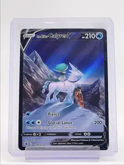 ICE RIDER CALYREX V 2022 POKEMON TRAINER GALLERY ULTRA RARE TG14/TG30 Q6011 - Image 1
