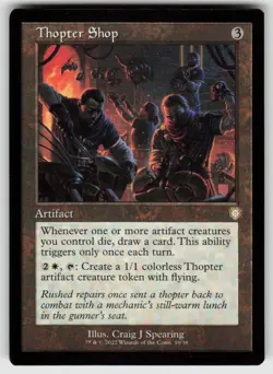 Thopter Shop (Retro Frame) R Commander: The Brothers' War 19 MTG - Image 1