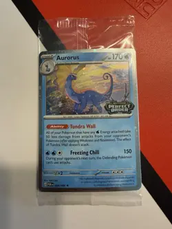 Pokemon Aurorus #024 Holo Rare Perfect Order Hot Topic Promo Factory Sealed - Image 1