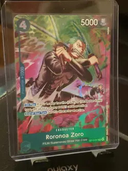 One Piece OP15 Roronoa Zoro OP13-037 TR Foil - (Treasure Rare) English 🔥 - Image 1