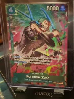 One Piece OP15 Roronoa Zoro OP13-037 TR Foil - (Treasure Rare) English 🔥 - Image 3